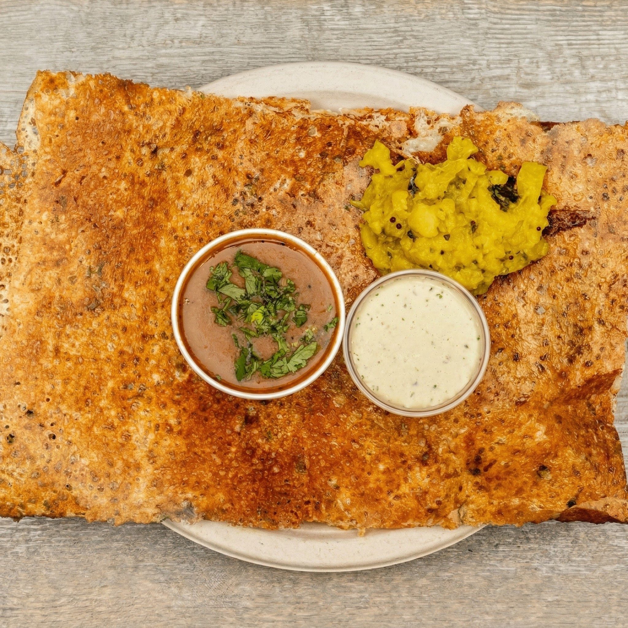 Rava Masala Dosa.